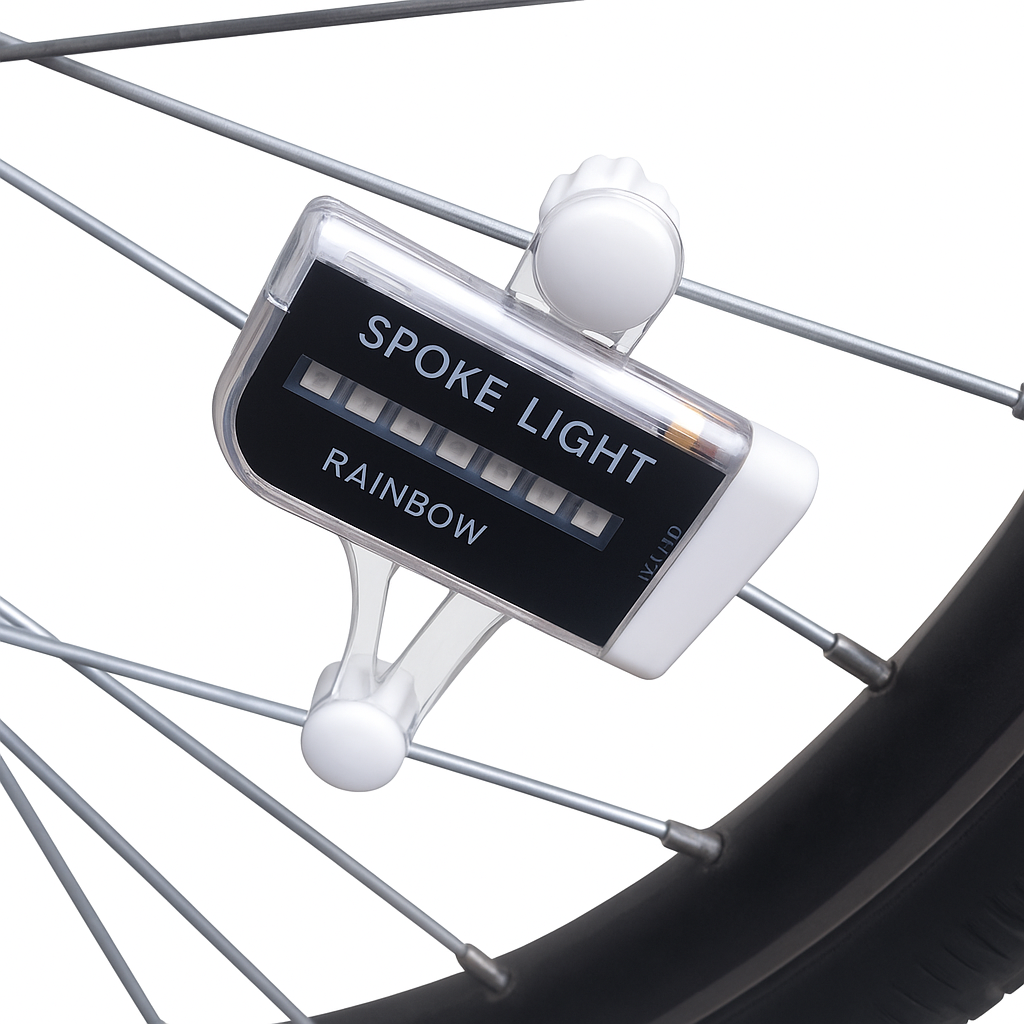 USB aufladbares Fahrrad Speichenlicht LED RGB Bild 6
